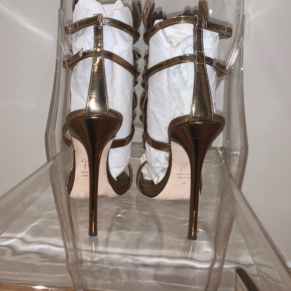 Gold ‘Cruel Summer’ giuseppe zanotti heels - Picture 3 of 5